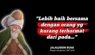 Kata Bijak Jalaludin Rumi Tentang Rindu